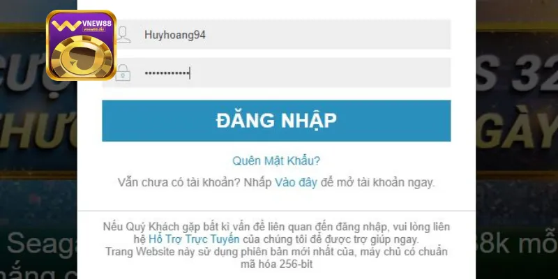 Các điểm cần lưu ý khi đăng nhập vào trang cược W88