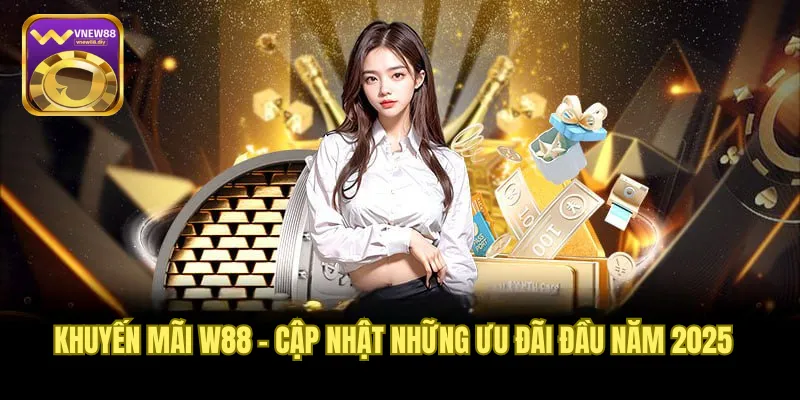 Khuyến Mãi W88 - Cập Nhật Những Ưu Đãi Đầu Năm 2025