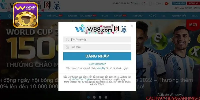 Lợi ích khi đăng nhập W88