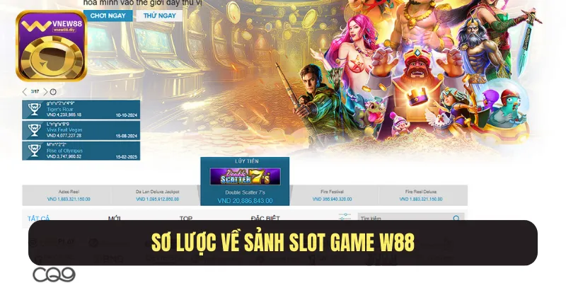 Sơ lược về sảnh Slot game W88